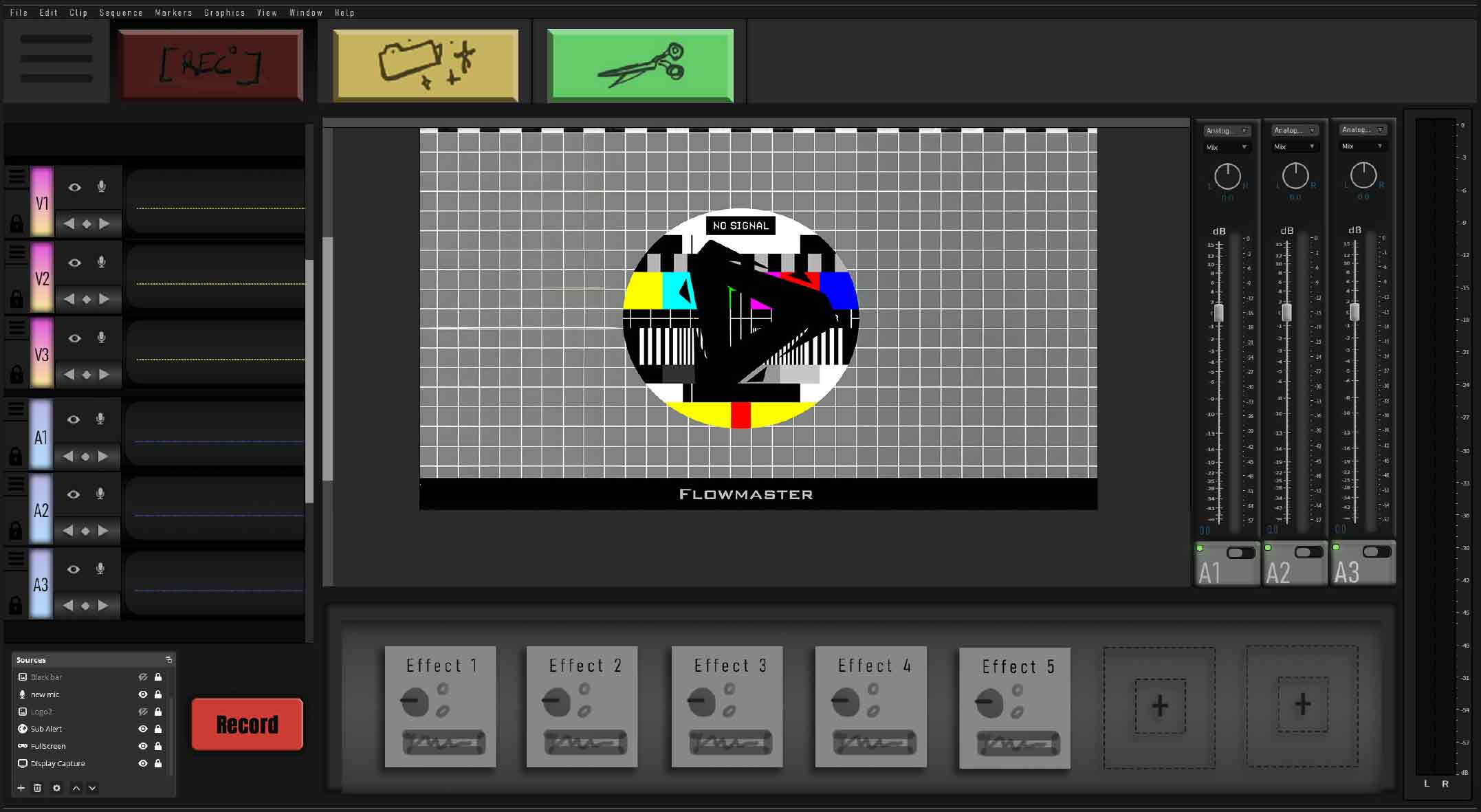Preview of future Flowmaster interface with timeline editor